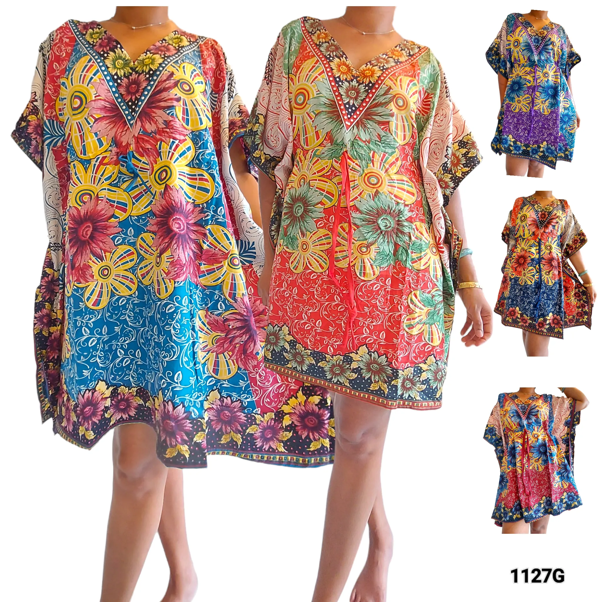 1127G- Kaftan Top/ Short Dress / Pack of 5