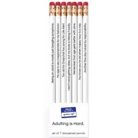 Adulting Is Hard Pencil Set