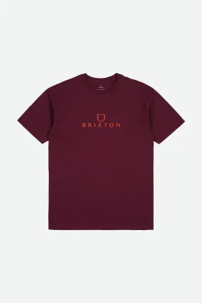 Alpha Thread S/S Standard Tee - Burgundy