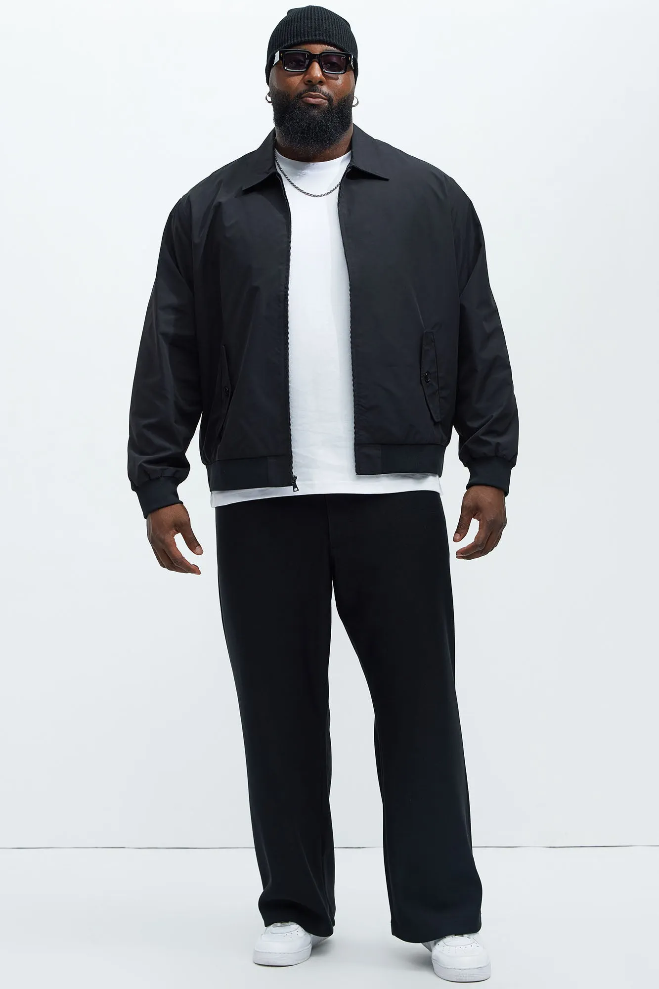 Ansel Tech Zip Jacket - Black