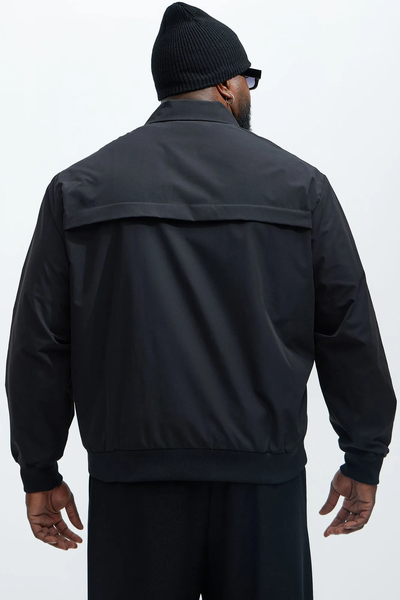 Ansel Tech Zip Jacket - Black