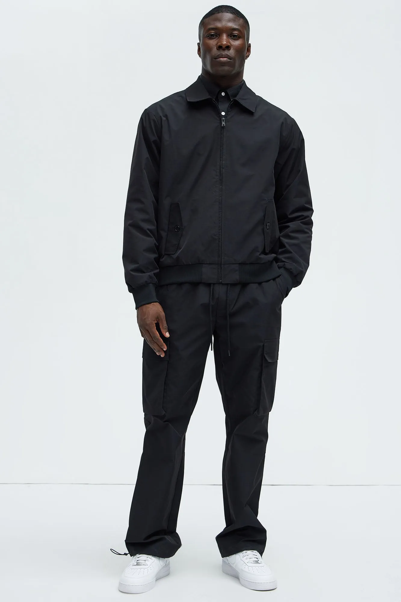 Ansel Tech Zip Jacket - Black