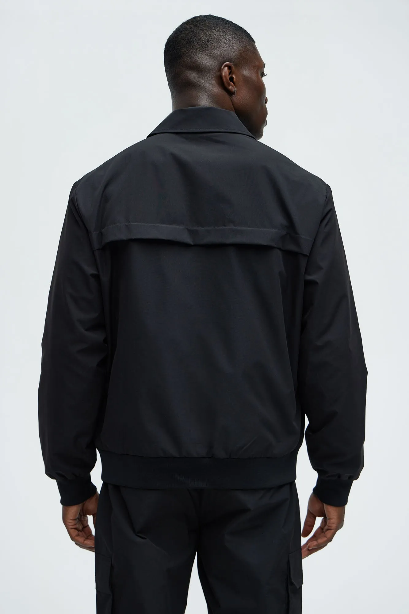 Ansel Tech Zip Jacket - Black