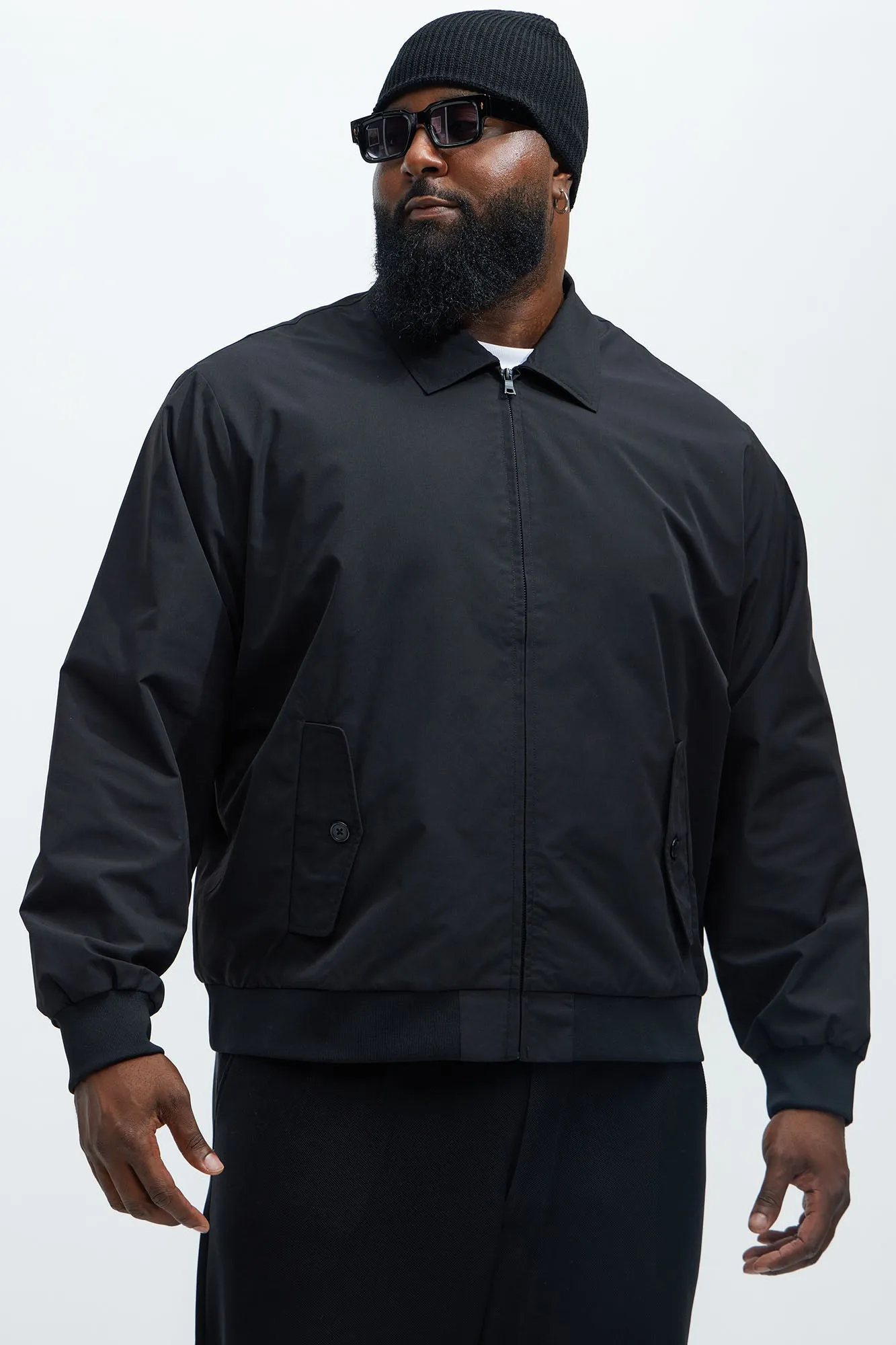 Ansel Tech Zip Jacket - Black