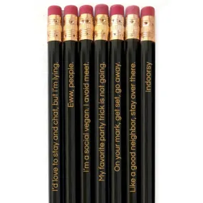 Antisocial Butterfly Pencil Set