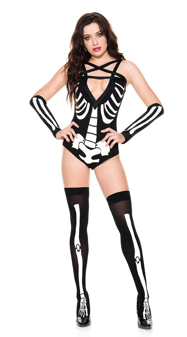 Bared Bones Skeleton Costume