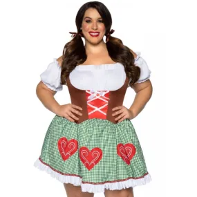 Bavarian Cutie Oktoberfest Ladies Plus Costume by Leg Avenue