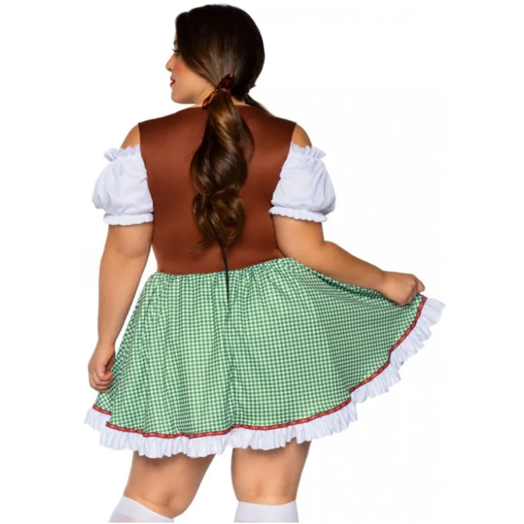 Bavarian Cutie Oktoberfest Ladies Plus Costume by Leg Avenue