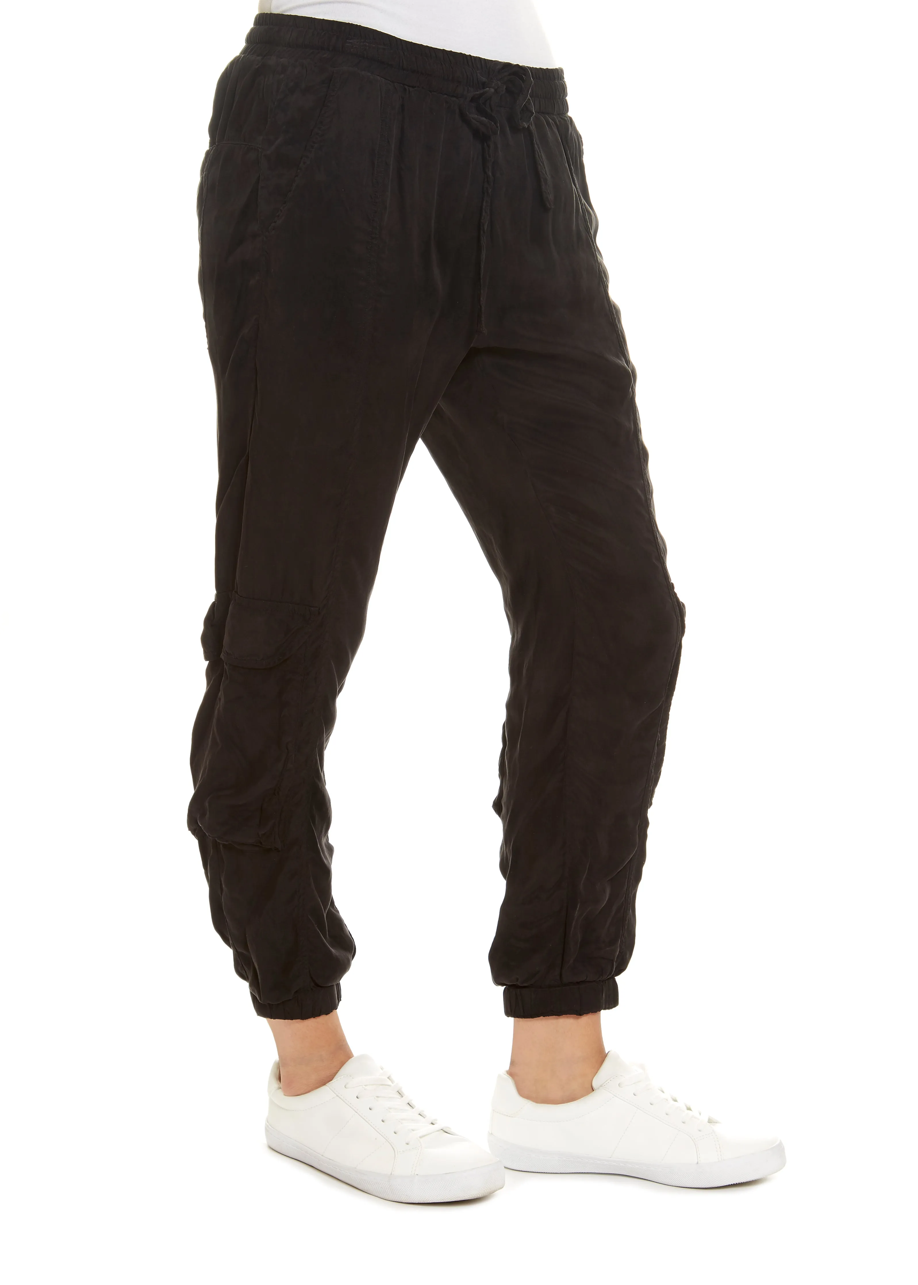 Black 'Cargo Pull On' Pants