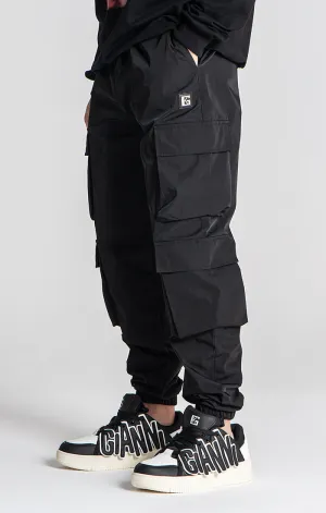 Black Santos Cargo Joggers