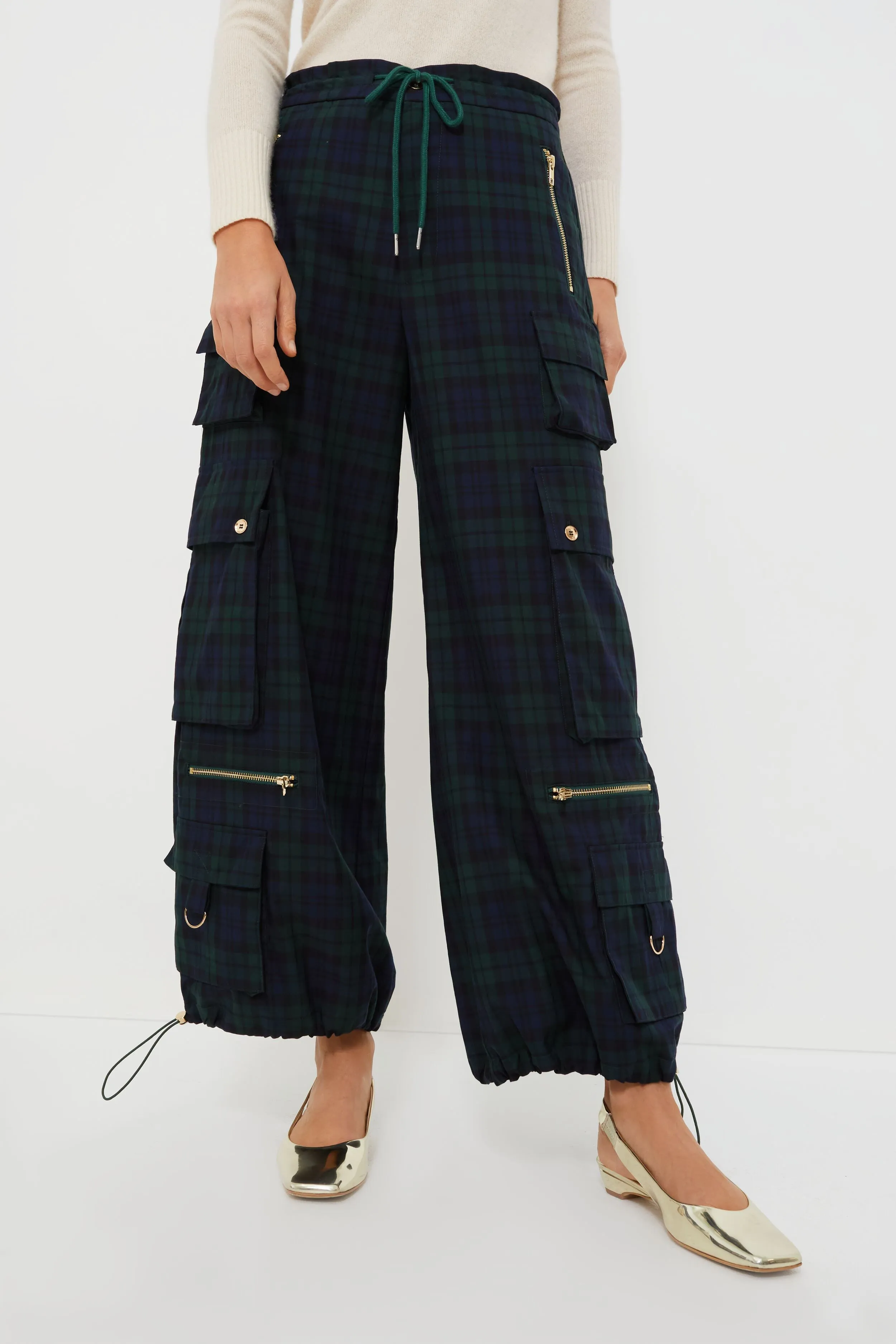 Blackwatch Plaid Cargo Pants