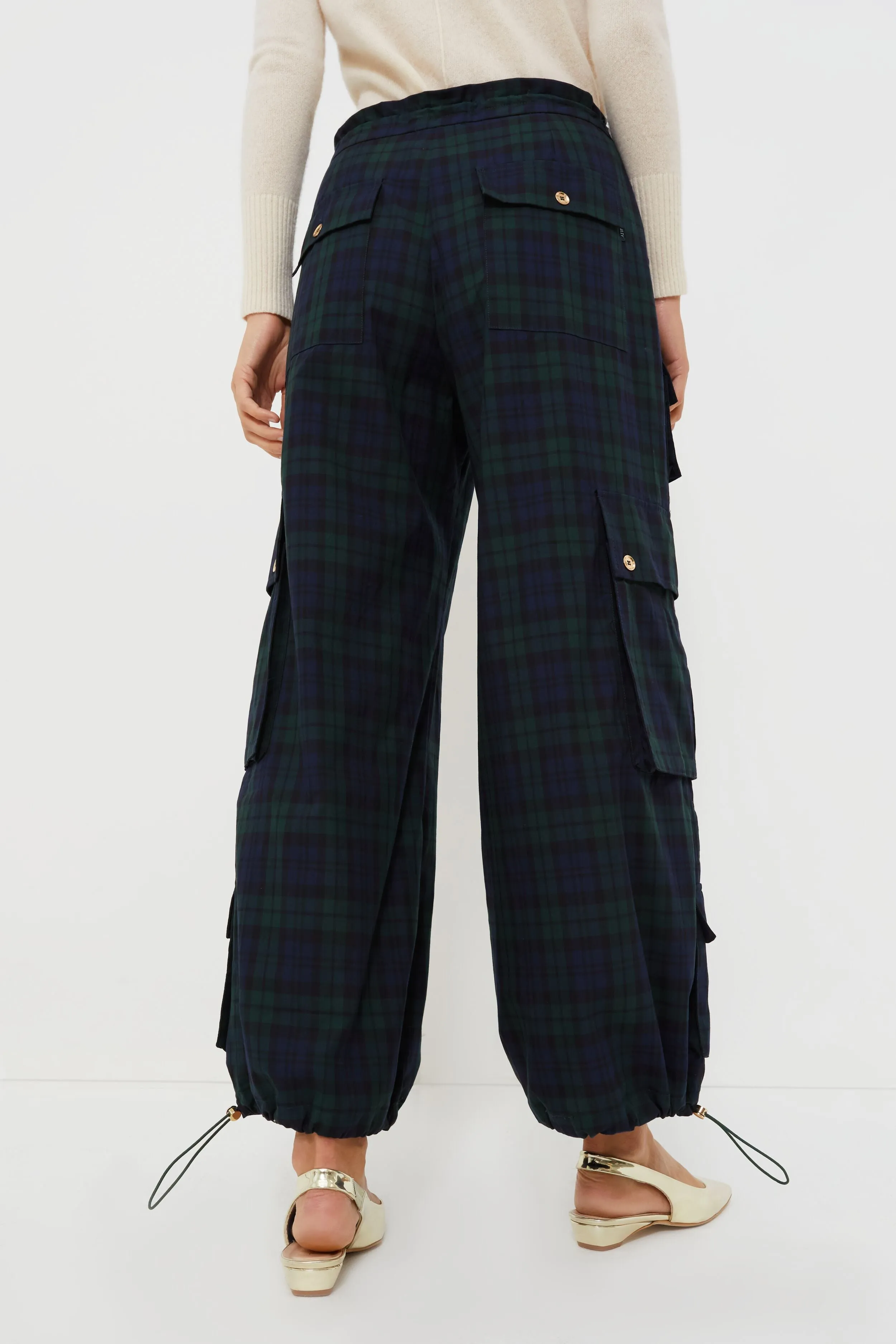 Blackwatch Plaid Cargo Pants