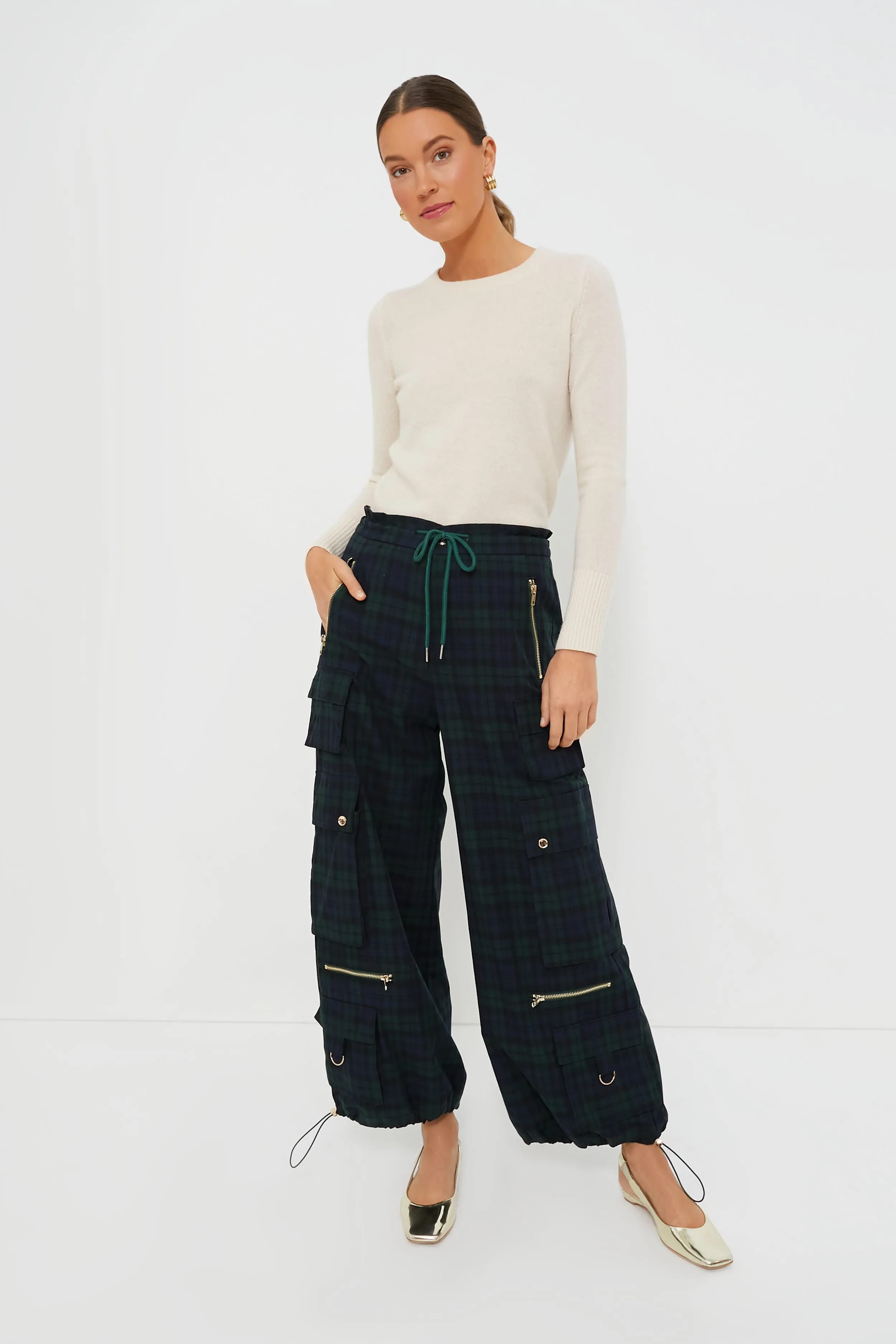 Blackwatch Plaid Cargo Pants