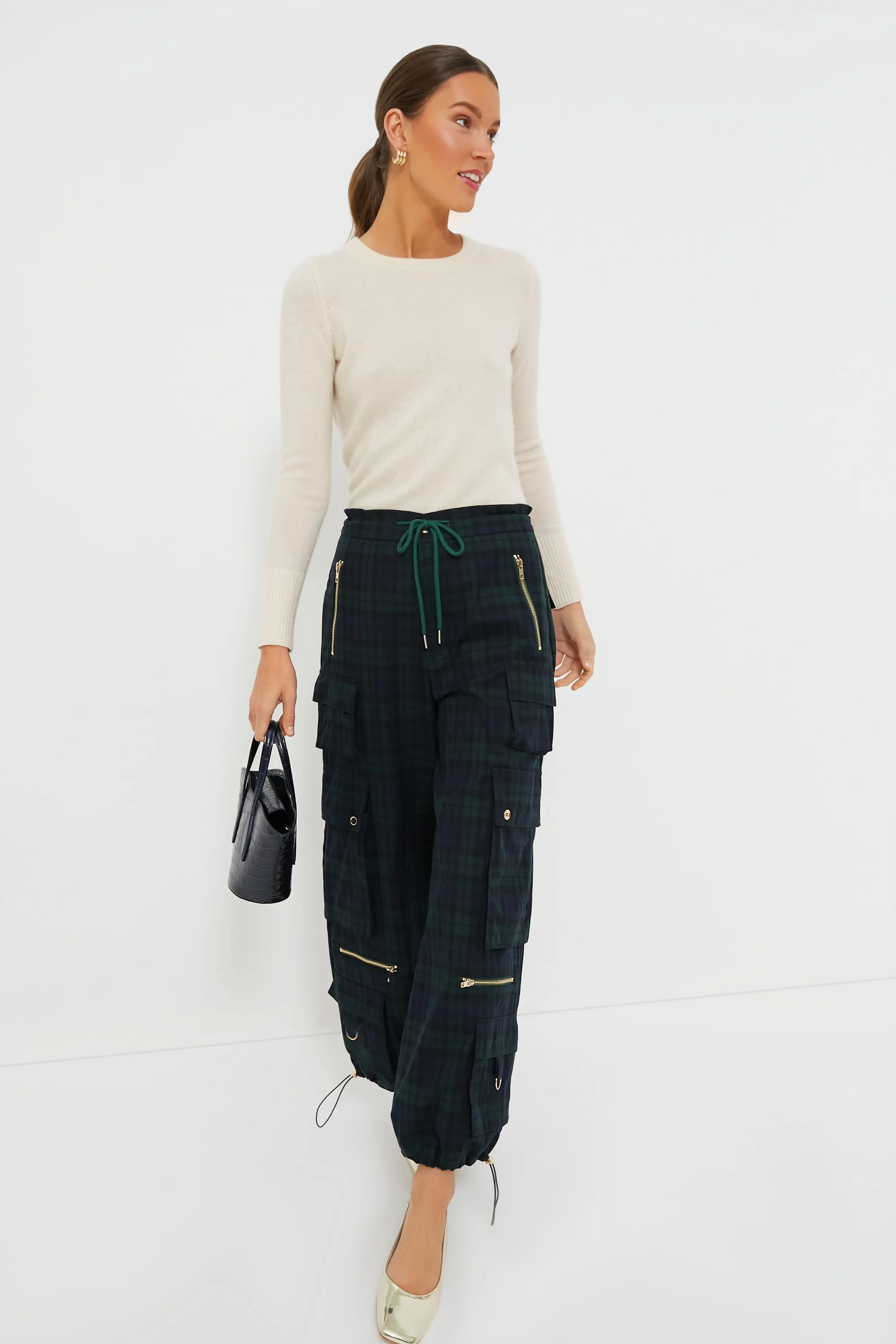 Blackwatch Plaid Cargo Pants