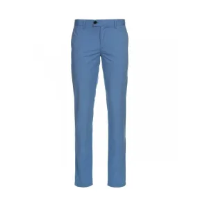 Blue Cotton Stretch Chinos