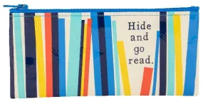 Blue Q Pencil Case | Hide & Go Read