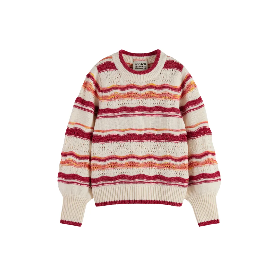 Bohemian Multicolor-Stripe Sweater