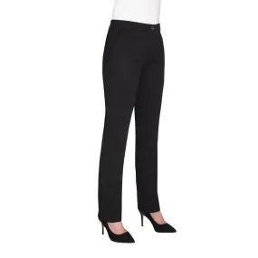 Brook Taverner Womens Houston Slim Leg Chinos Black Size 10 - BA083-10