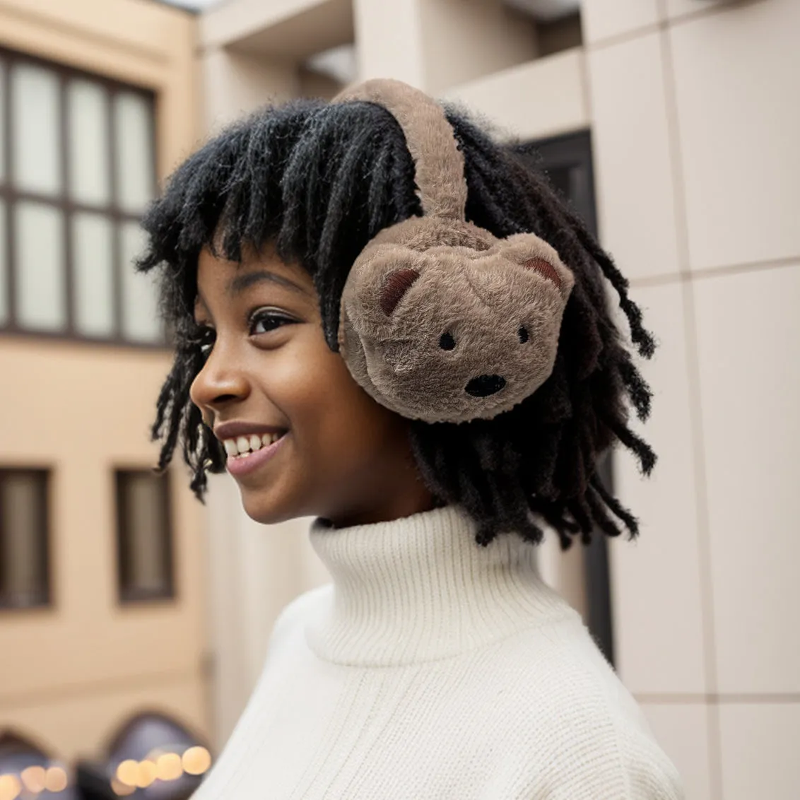 Brown Bear Ear Muffs