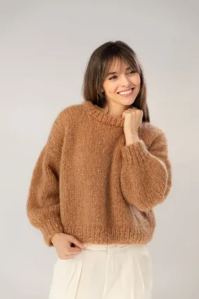 Camel Mohair and Organic Wool Sweater