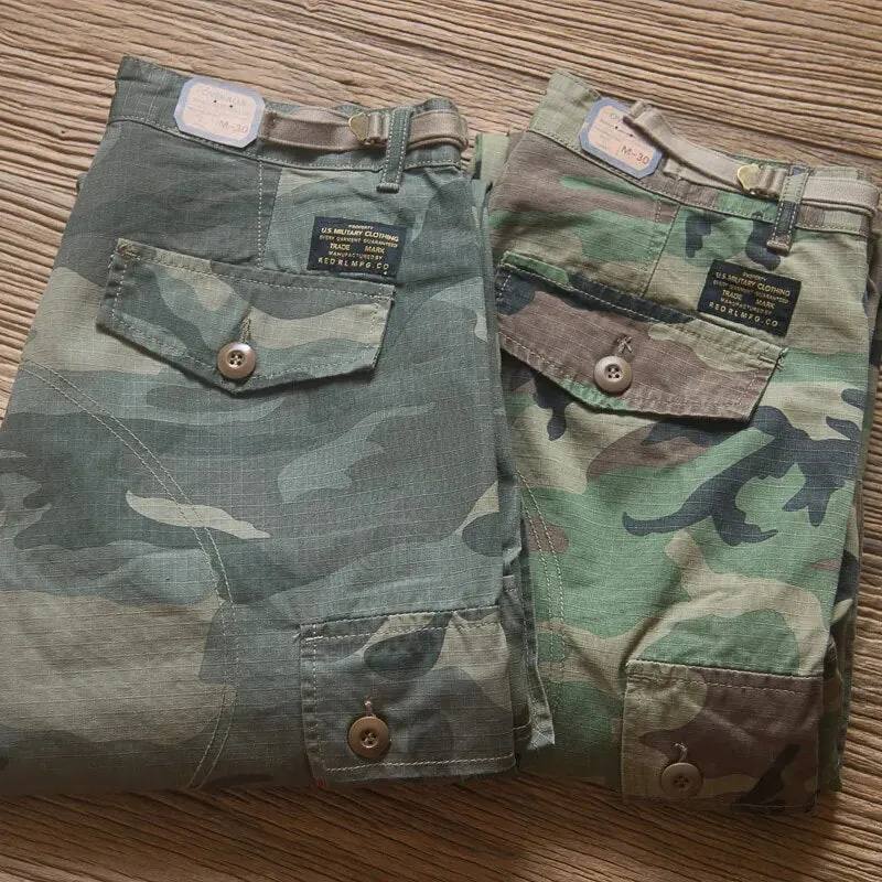 Camouflage Pattern Cargo Pants