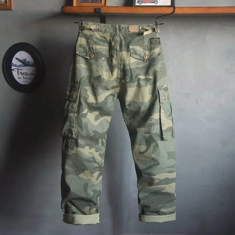 Camouflage Pattern Cargo Pants