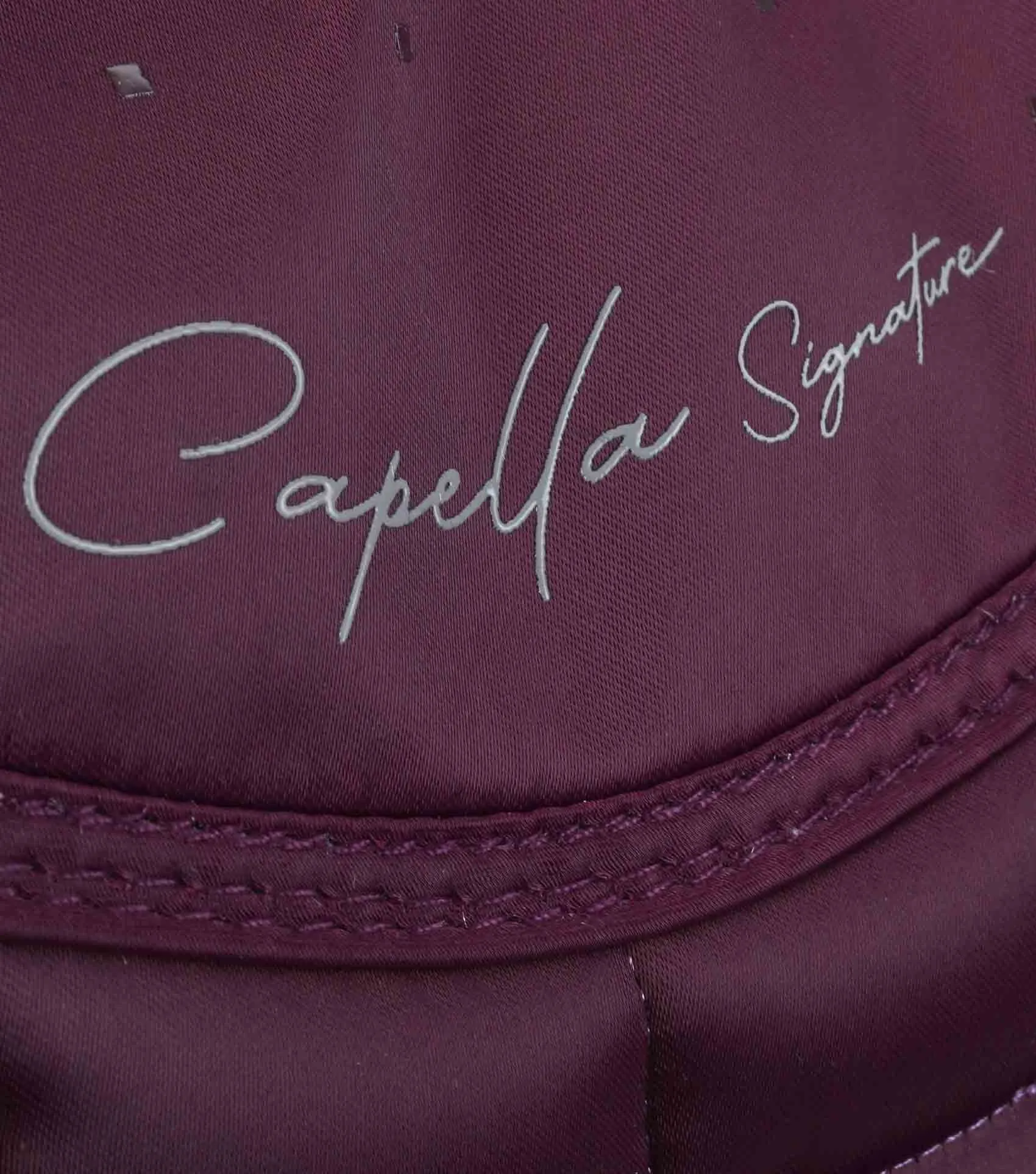 Capella Close Contact Merino Wool Dressage Square Wine/Navy Wool