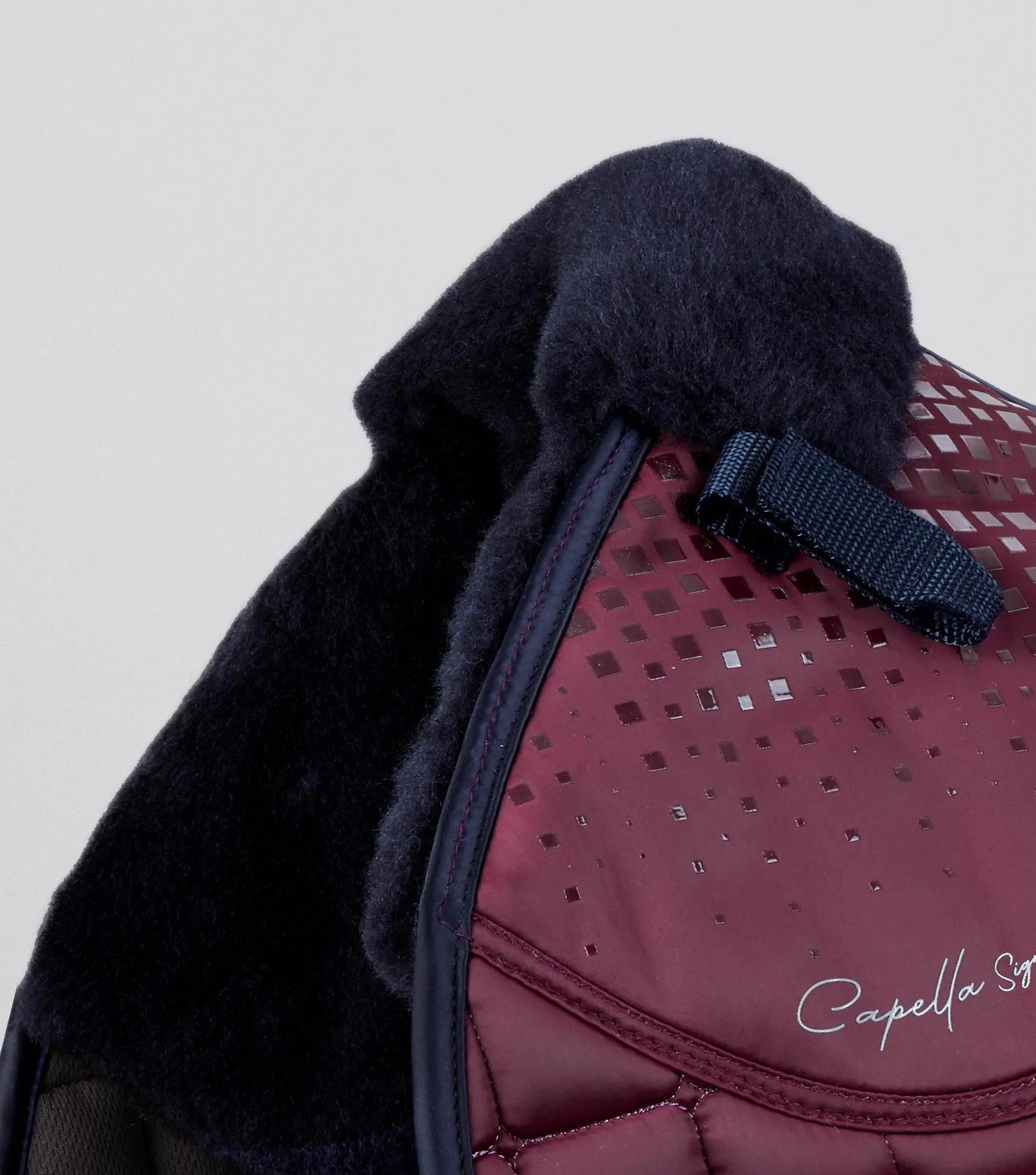 Capella Close Contact Merino Wool GP/Jump Square Wine/Navy Wool