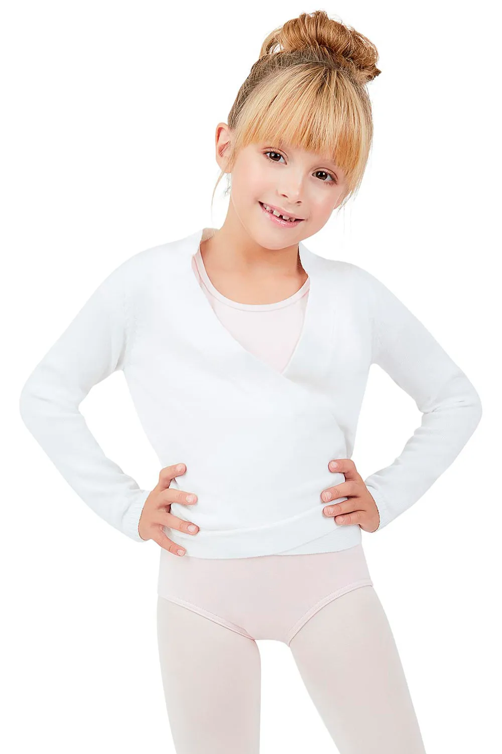 CAPEZIO CK10949C GIRLS QUINTESSENTIAL WRAP SWEATER