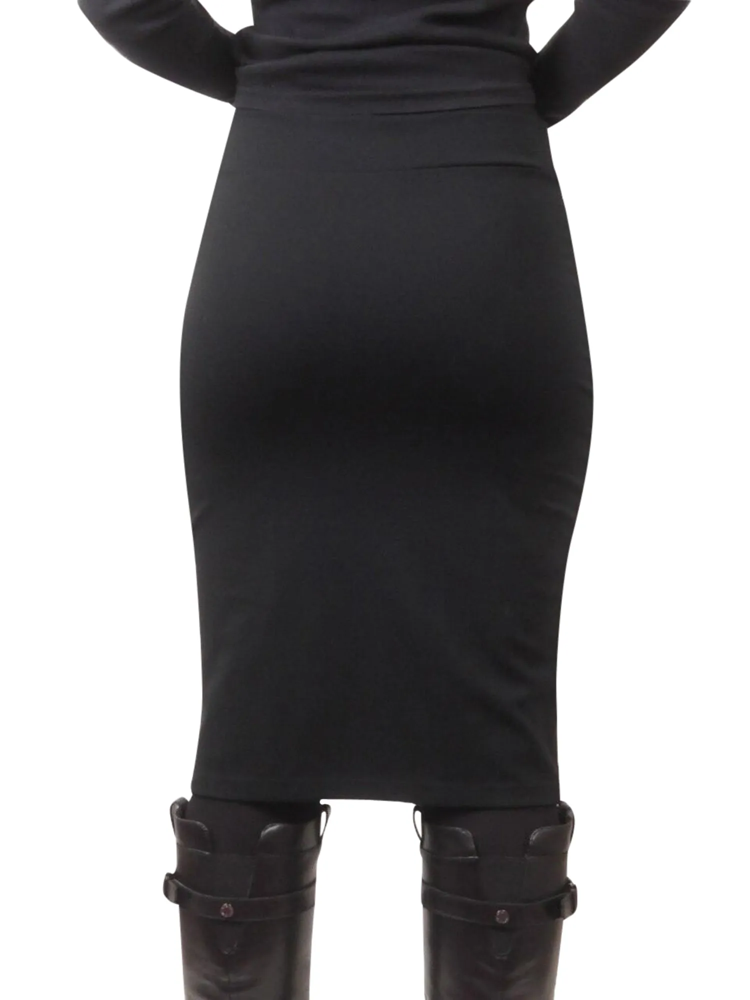 Chi Chi Pencil Ponte Skirt