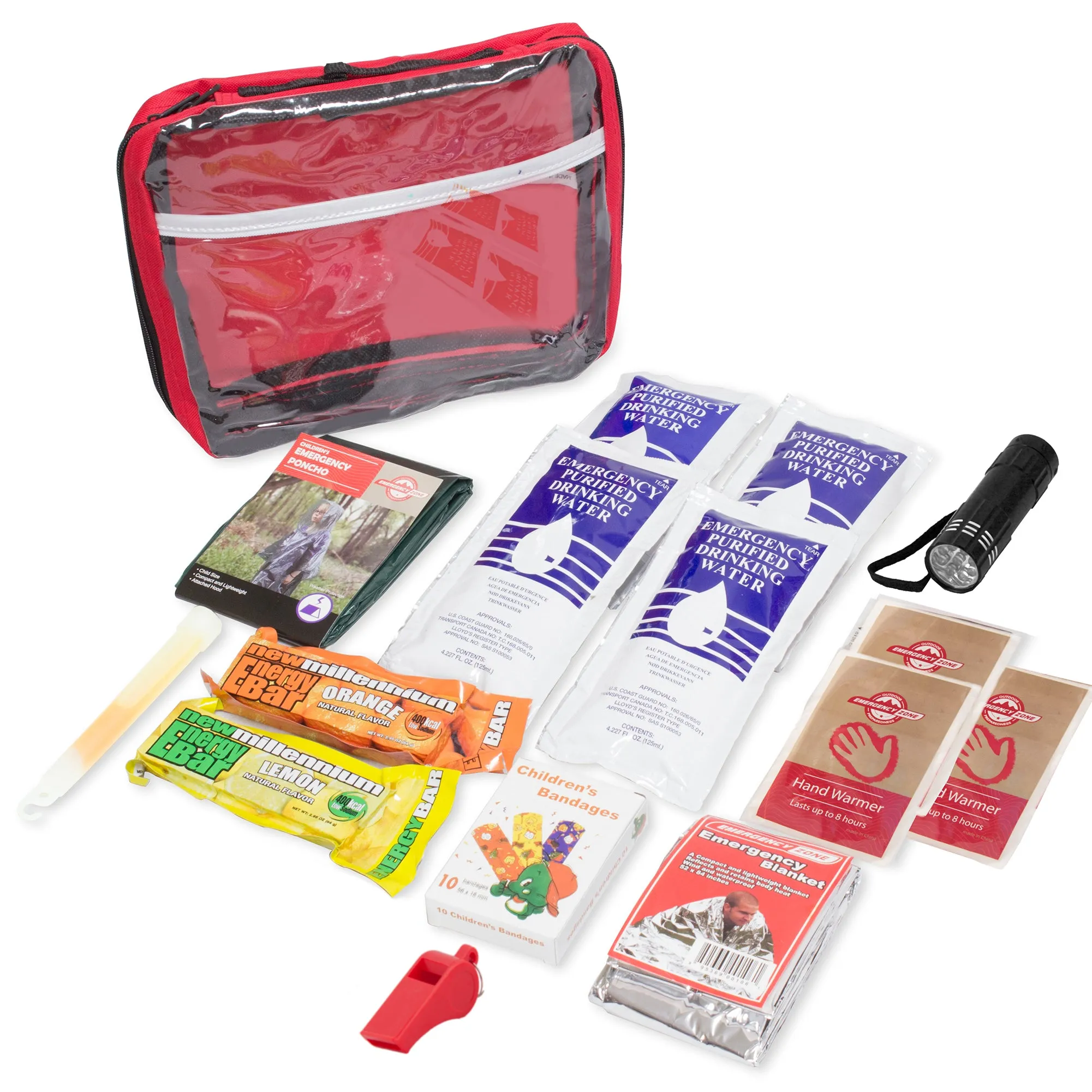 Children’s Personal Compact Basic Survival Kit