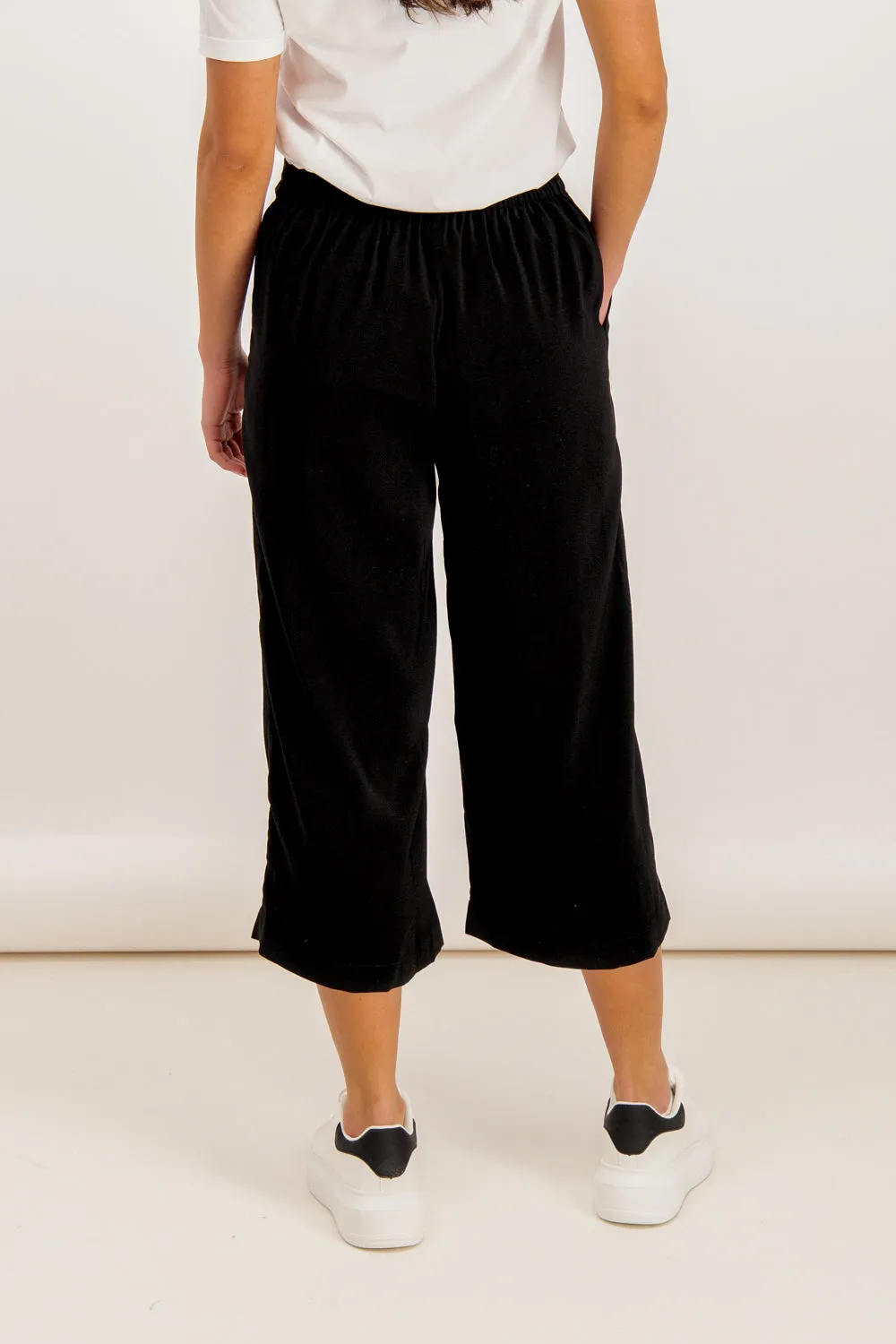 Coco Black Culotte Pants