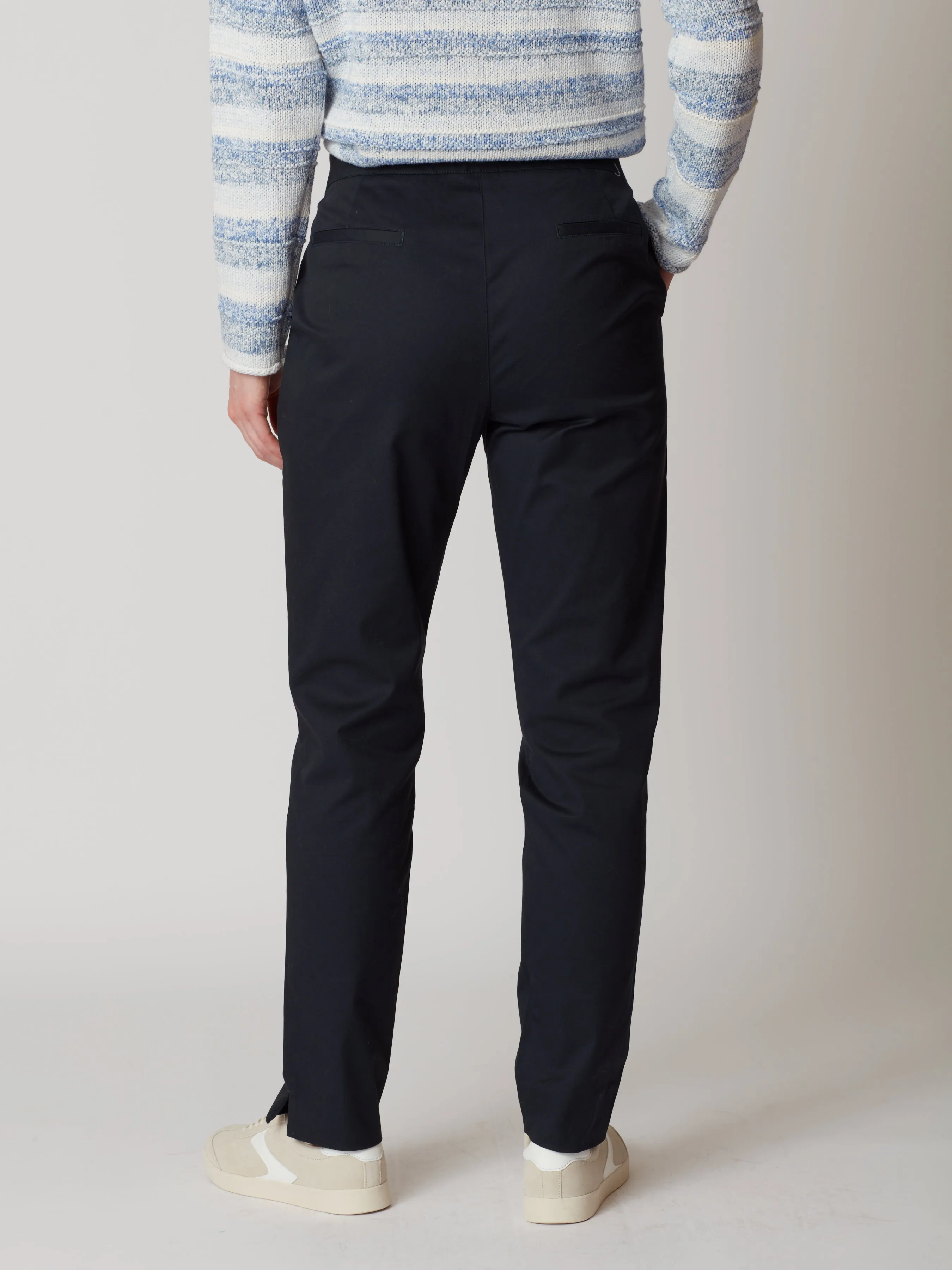 Cotton Straight Leg Trousers