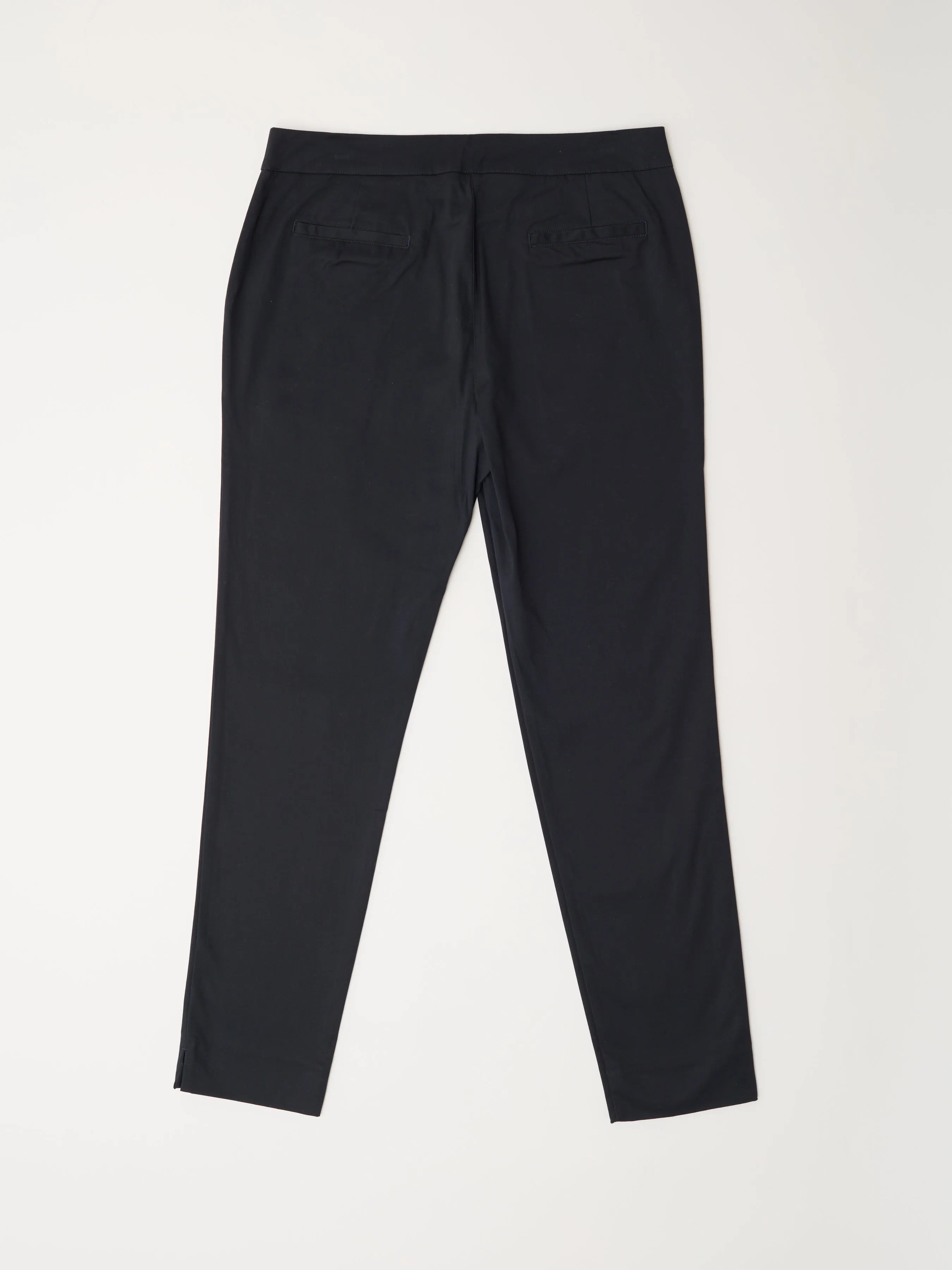 Cotton Straight Leg Trousers