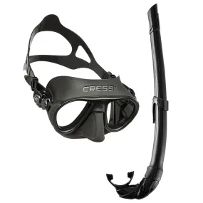 Cressi Calibro   Corsica Mask Set - Black