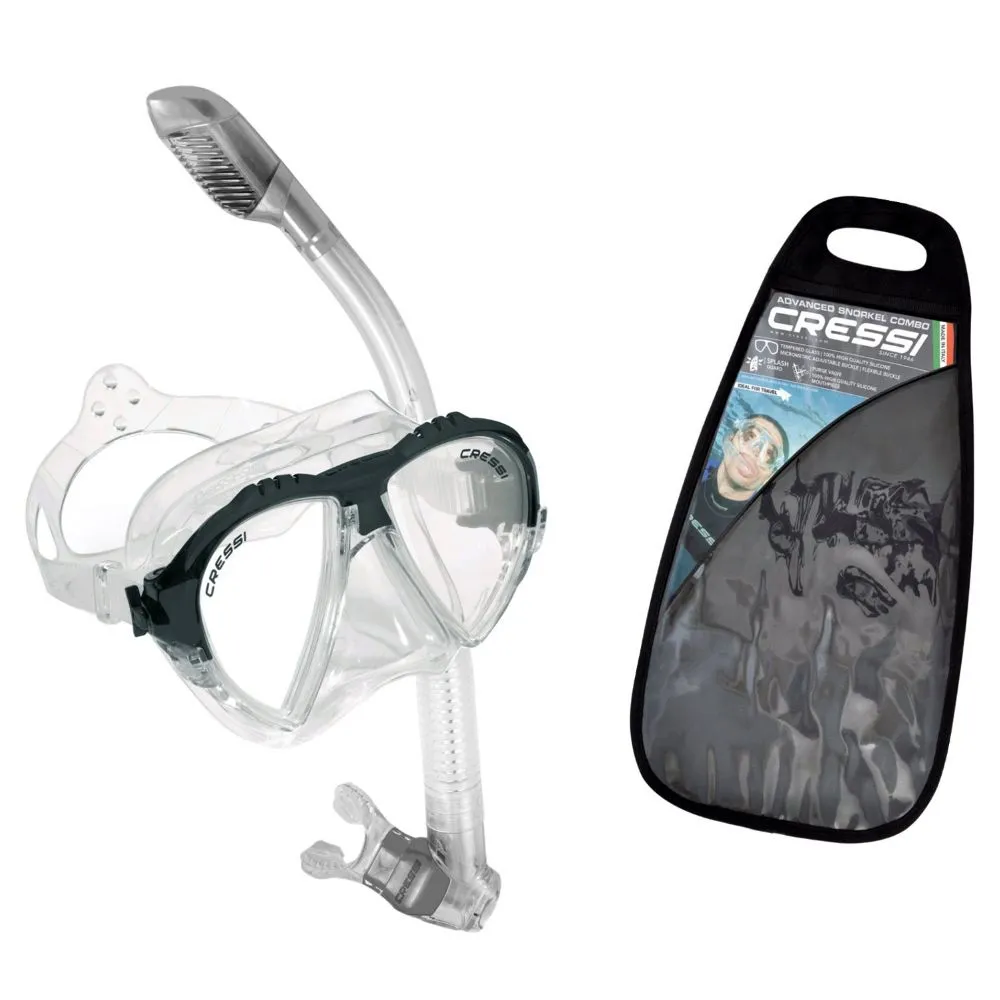 Cressi Matrix Mask and Dry Snorkel Combo