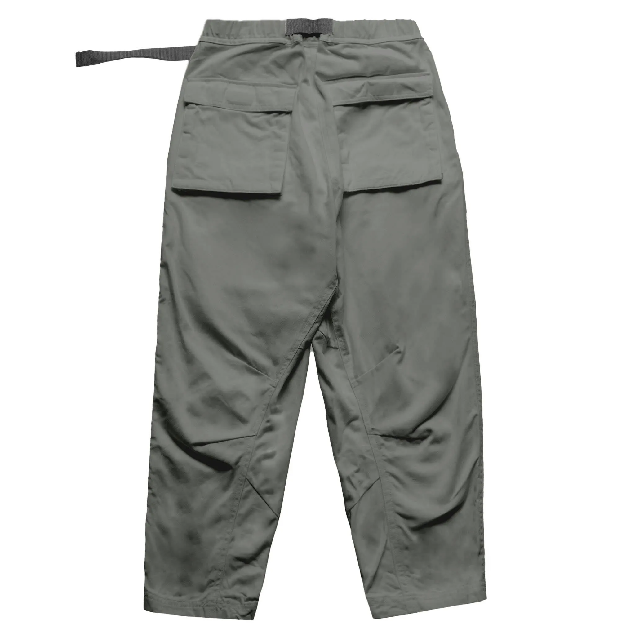 Cropped Belted Cargo Pants