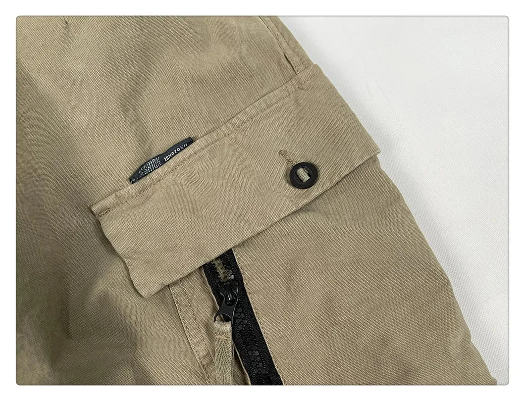 Cuffed Utility Cargo Pants