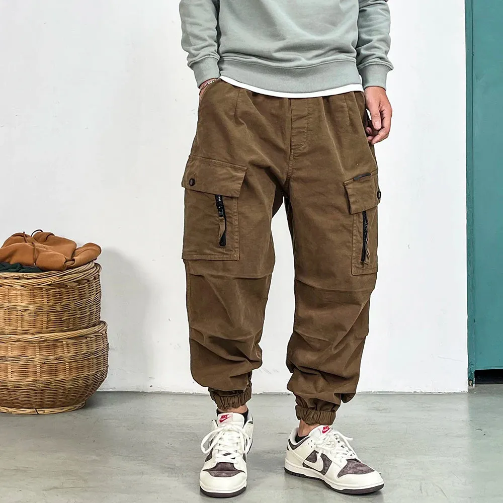 Cuffed Utility Cargo Pants