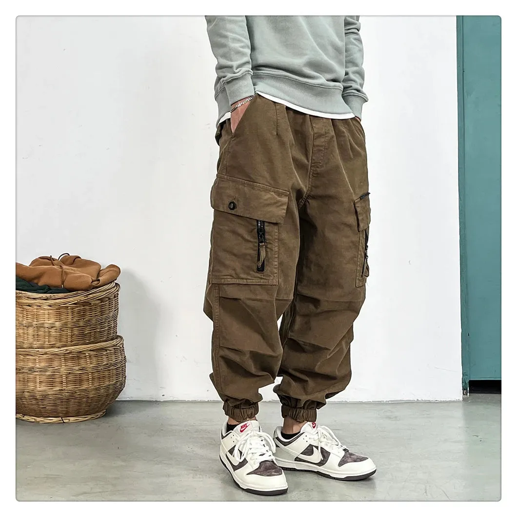 Cuffed Utility Cargo Pants