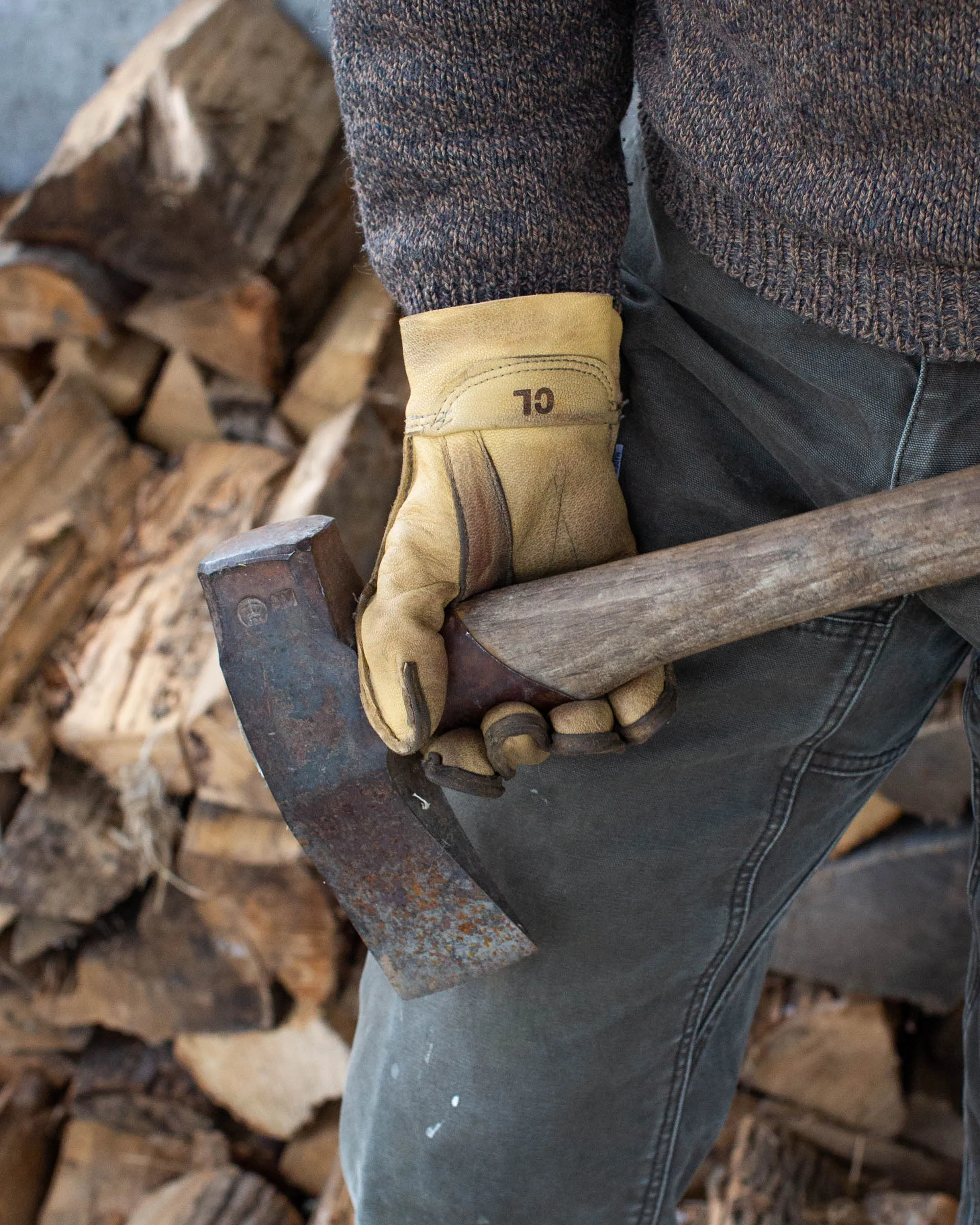 Custom Leather Work Glove - Gift Pack