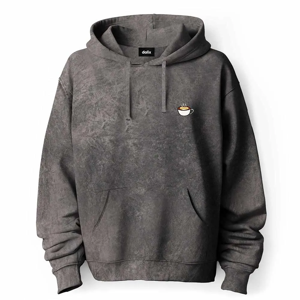 Dalix Cappuccino Mineral Wash Hoodie