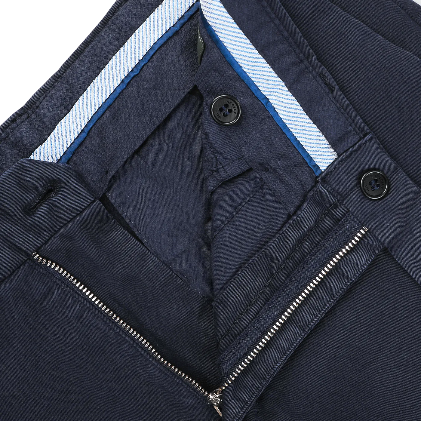 Dark Blue Cotton Stretch Model 30 Chinos