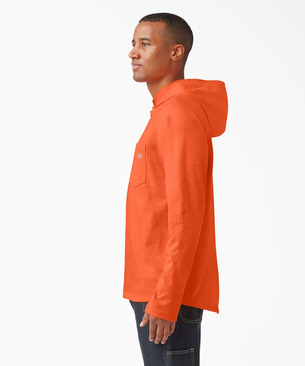 Dickies Cooling Performance Long Sleeve Sun Shirt - Bright Orange