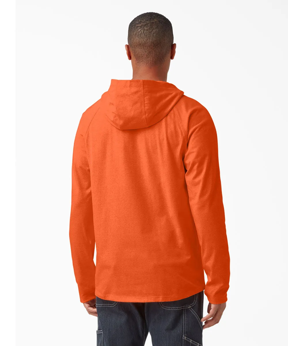 Dickies Cooling Performance Long Sleeve Sun Shirt - Bright Orange