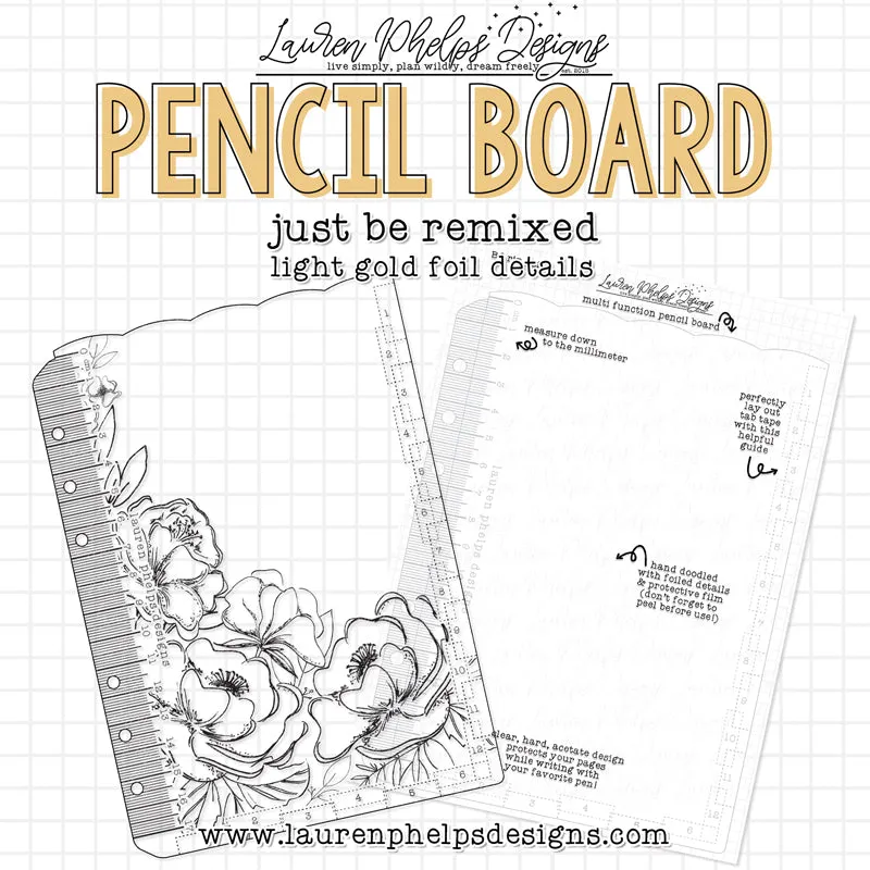 DISCONTINUED | Just Be Gold Foil Pencil Board