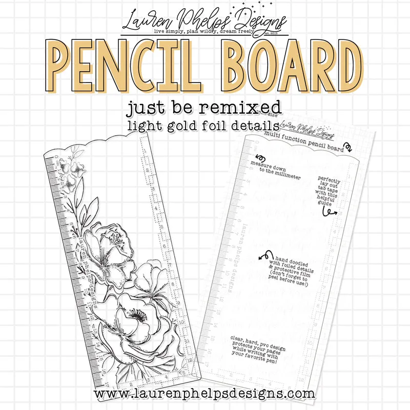 DISCONTINUED | Just Be Gold Foil Pencil Board