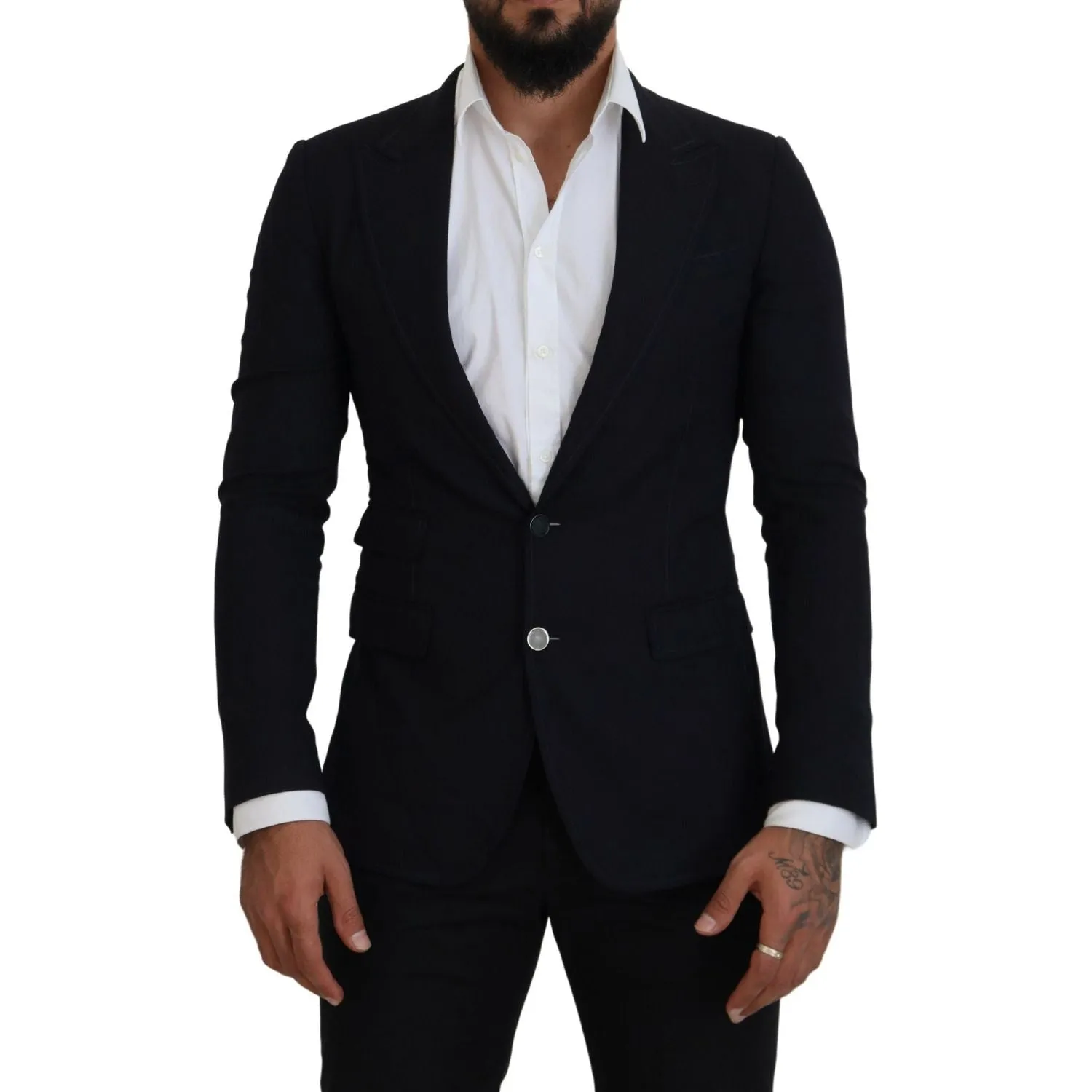 Dolce & Gabbana Elegant Black Single-Breasted Blazer