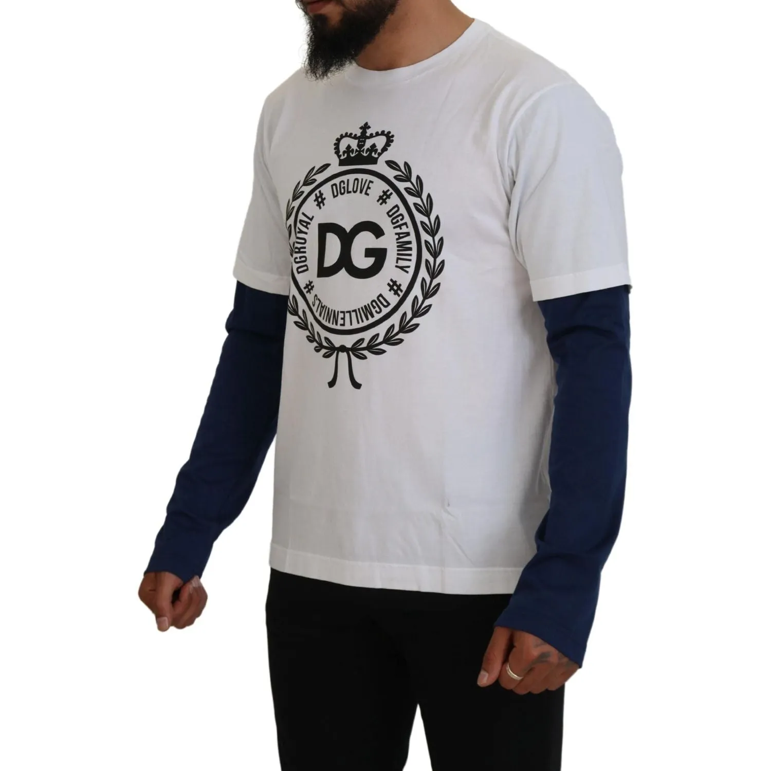 Dolce & Gabbana Elegant Crew-Neck Pullover Sweater