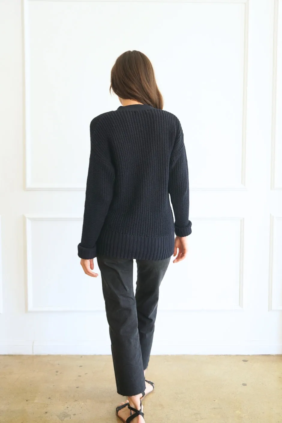 Emily Cardigan in Midnight Navy